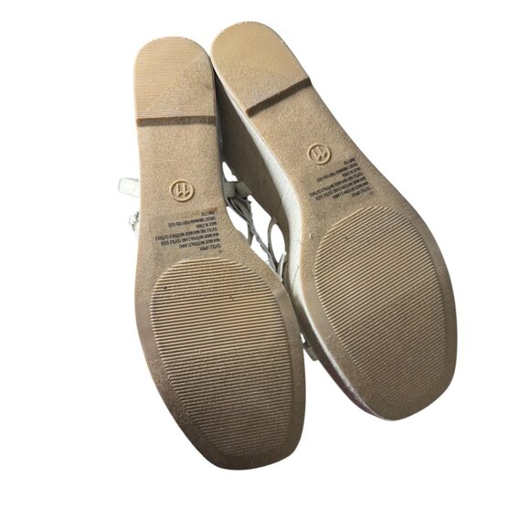 Wild Fable Women’s Beige Strappy Wedge‎ Sandals NWOT Size 11 - Picture 9 of 10